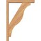Ekena Millwork Funston Block Smooth Bracket w/ Offset Brace, Western Red Cedar, 3 1/2"W x 18"D x 26"H BKT0402X18X26FST05SWR - alternate 4